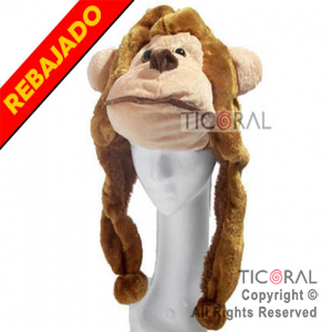 SOMBRERO MONO PELUCHE HS2952 x 1